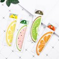 thumbnail image 1 of HLONK Cute Cartoon Watermelon Orange Lemon Kiwi Plastic Ruler Students Stationery, 1 of 8