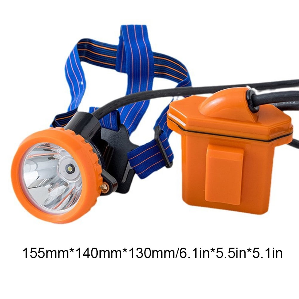 Waterproof Safety Mining Light Coal Mine Head Lamp Underground Head Flashlight Lamp Decorations ()