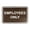 Walnut, variant on Classic Framed Employees Only Sign (Walnut) - Small