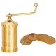 thumbnail image 1 of Sahishnu Online & Marketing Brass Sev Sancha Maker, Murkul Maker, fabricante de pasta manual, fabricante de Shev, máquina de fabricación Gathiya Murukulu Janthikulu con 6 Jali diferentes, latón, 1 of 5