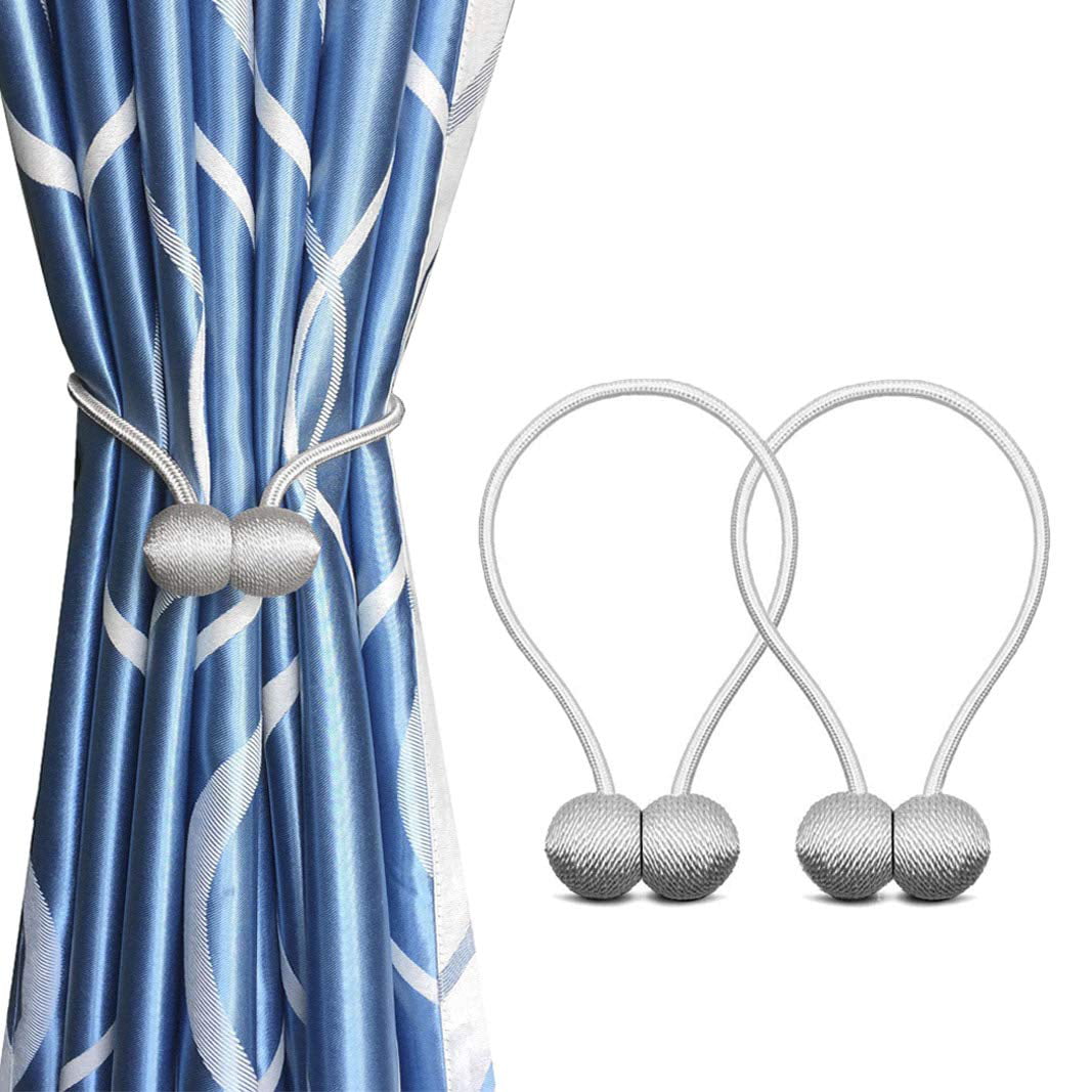 Fashion Pearl Magnetic Curtain Clip Sheer Drapery Tiebacks Holder Tie Backs 