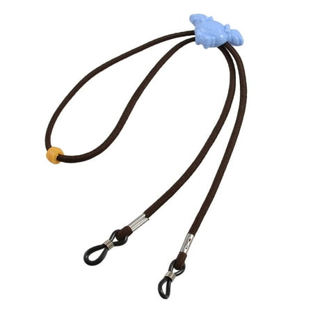 - Unique Bargains Elastic Nylon Rope Ajustable Rubber Loop Tip Glasses Retainer Light Blue Black