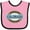 Pink and Black, variant on Inktastic Proud Colorado Native Boys or Girls Baby Bib
