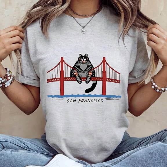 Vintage Ryan Gosling Cat Shirt, Project Hail Mary Graphic Tee, Retro Golden Gate Bridge Cat Tshirt, Ryland GraceT-shirt Sizes S-5XL