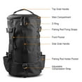 thumbnail image 4 of Fishing Tackle Storage Bag, Professional Fishing Tackle Backpack  Large Storage Fishing Bag with Rod & Gear Holder, 4 of 7