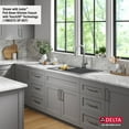 thumbnail image 6 of Delta 75A933-33S Everest 33” Workstation Kitchen Sink Top Mount Drop-In Granite Composite, 6 of 7