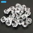 thumbnail image 3 of Uxcell 13mm LED Convex Lens 15 Degree Beam Angle Acrylic LED Optical Lens for 1W 3W LED Lamp Beads 20 Pack, 3 of 6