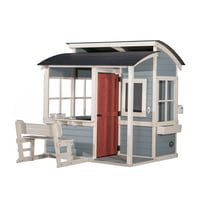 Backyard Discovery Breezy Point Wooden Playhouse with Kitchen