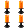 thumbnail image 1 of Lámpara Vela Calabaza Brillante para Halloween Bar El Con Batería 1 Unidad Rojo, 1 of 3