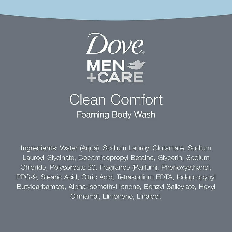 Dove Men + Care Clean Comfort Nutrium Moisture Foaming Body Wash