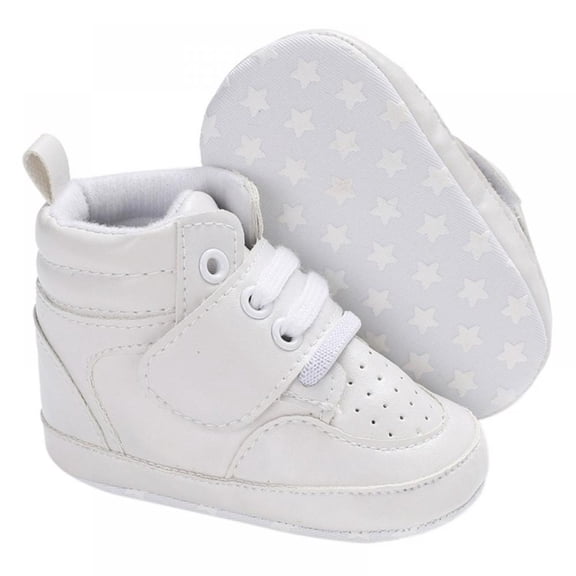 Forzero Baby Girls Boys Shoes Soft Sole High Top Sneaker Anti-Slip Sole Newborn Infant First Walkers