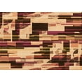 thumbnail image 1 of Ahgly Company Machine Washable Indoor Rectangle Transitional Yellow Orange Area Rugs, 7' x 9', 1 of 7