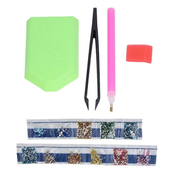 Rhinestone Painting Large Blue Flower Shape 5D HD Long Stem Storage Beauty DIY Rhinestone Painting