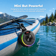 thumbnail image 4 of Portable Bluetooth Speaker IPX7 Waterproof, Mini Shower Speaker with Suction Cup, 360° Stereo Sound, 12H Playtime, Party Speaker Bluetooth 5.3, Rgb LED, Hands-Free Calls, for Pool, Beach, Bike, Gifts, 4 of 9