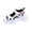 Black, variant on Women's Chunky Platform Sport Sandals Adjustable Dual Buckle Straps Non Slip Cushioned Walking Outdoor Casual Shoes White 7
