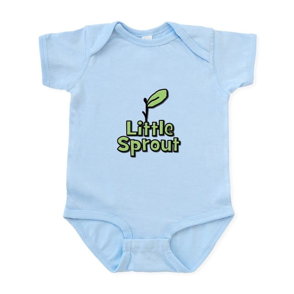CafePress - Little Sprout Infant Bodysuit - Baby Light Bodysuit, Size Newborn - 24 Months
