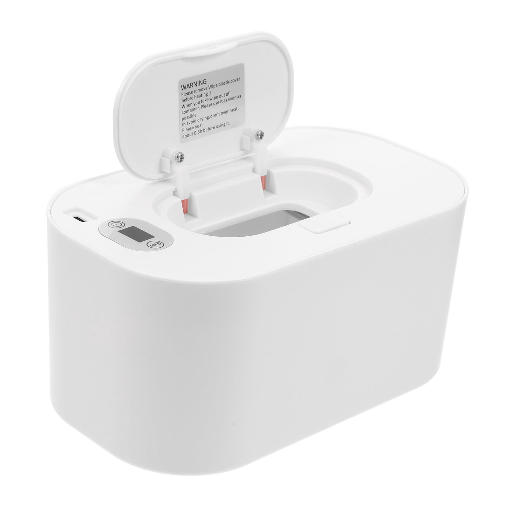 Beaupretty Travel Baby Wipes Usb Heater White Plastic 1 Set