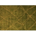 thumbnail image 1 of Ahgly Company Indoor Rectangle Abstract Orange Modern Area Rugs, 4' x 6', 1 of 4