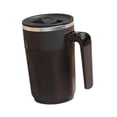 thumbnail image 2 of Esquirla Auto Stirring Coffee Mug Automatic Mixing Cup for Backpacking Travel Camping black, 2 of 8