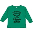 thumbnail image 3 of Inktastic Handpicked for Earth by My Great Grandma in Heaven Boys or Girls Long Sleeve Toddler T-Shirt, 3 of 5