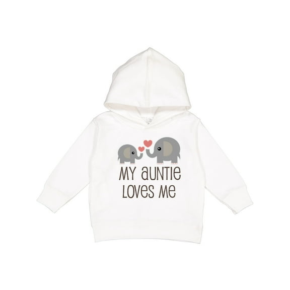 Inktastic My Auntie Loves Me Toddler Hoodie
