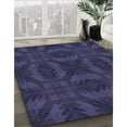 thumbnail image 3 of Ahgly Company Machine Washable Indoor Rectangle Transitional Night Blue Area Rugs, 8' x 10', 3 of 7