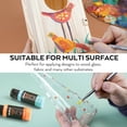 thumbnail image 6 of Nicpro 32 Colors Outdoor Acrylic Paint Bulk with Brush and Sponge, Knife, Non-Toxic Paint for Multi-surface Rock, Wood, Fabric, Leather, Crafts, Canvas, Shoes and Wall Painting, 6 of 8