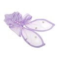 thumbnail image 5 of Unique Bargains 1 Pc Grace Rhinestones Bow Scrunchie Hair Elastic Band Purple, 5 of 5