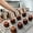 12 CUPS, variant on ABPETE 6-Cavity Carbon Steel Canele Mold - Gold Non-Stick French Cake Pan for Professional & Home Baking