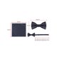 thumbnail image 5 of CONJUNTO DE CORBATA DE PUNTOS PARA EL DÍA DEL PADRE HOMBRE INSPIRADOR Corbata delgada, moño preatado y pañuelo de bolsillo Talla única Color azul marino colorido, 5 of 7