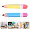 thumbnail image 3 of Ballon Crayon Gonflable Géant pour Décorations de Fête en Couleurs Assorties en PVC Durable 2 Pcs, 3 of 9