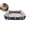 Multicolor1, variant on Dog Beds Large Sized Dog, Rectangle Washable Pet Bed with Removable Zipper Cover, Cute Soft Puppy Pet Bed with Jacquard Shaggy Plush & Non Skid Bottom