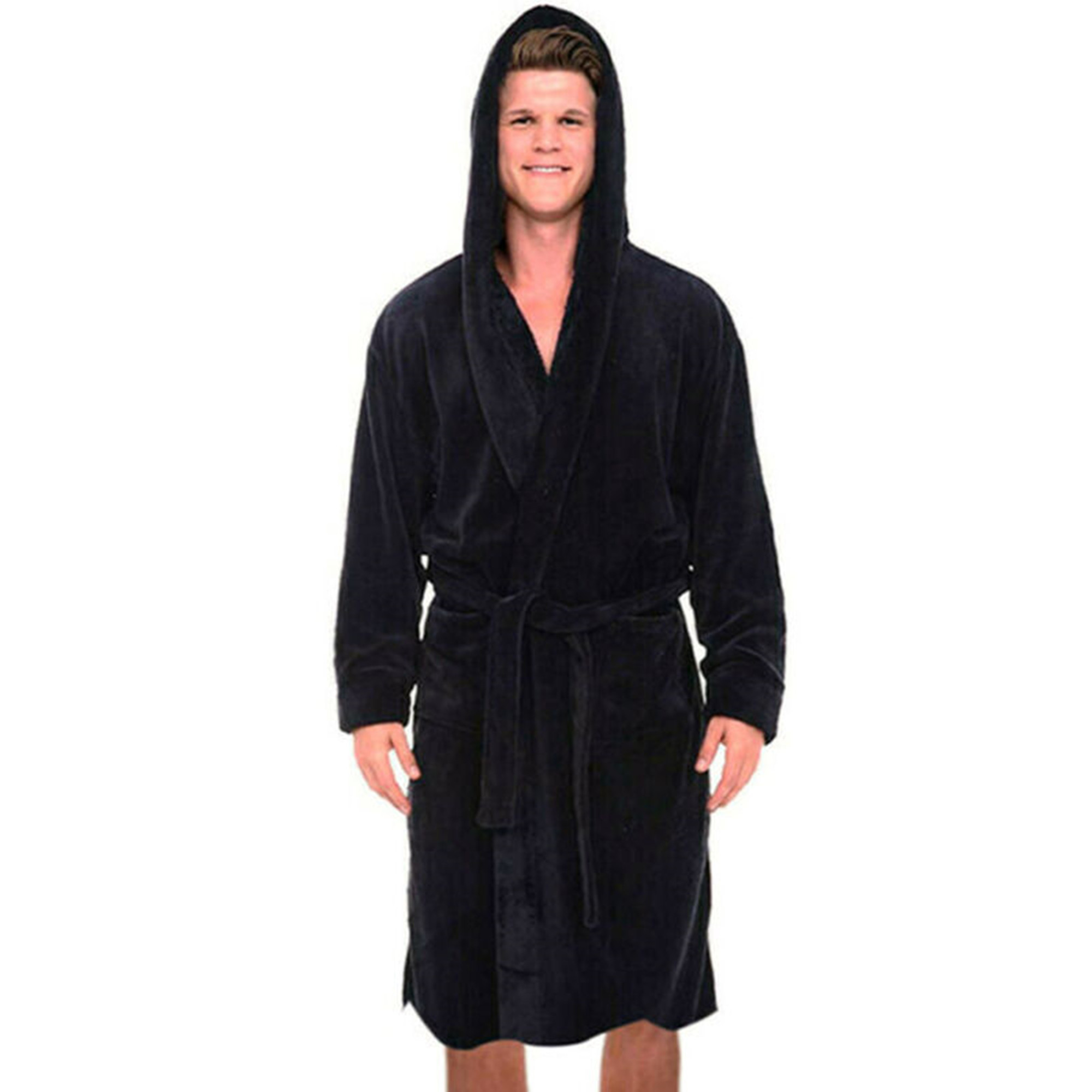 luxury fleece dressing gowns mens