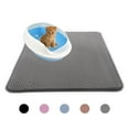 thumbnail image 1 of Mat for Cats Double Structure Cat Litter Tray Mat Waterproof，Grey，45x60cm, 1 of 5