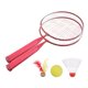 thumbnail image 2 of Raquetas de tenis de bádminton Juego de pelotas Niños Niños Deportes al aire libre Deportes entre padres e hijos Juego de deportes educativos Juguetes para niños Niños Niñas, rojo Namotu SM-262, 2 of 7