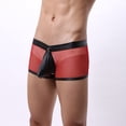thumbnail image 6 of Clearance Pants for Men Men's Transparent Mesh Underwear Briefs Red 10(XL), 6 of 8