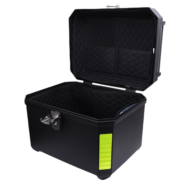 Caja Superior Trasera Para Motocicleta, Placa Inferior De Liberación Rápida Universal De 60 L, Caja Trasera Para Motocicleta Con Bastidores Traseros
