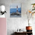 thumbnail image 3 of KLL Lighthouse On The Waters Print Canvas Wall Art, Canvas Painting Prints Canvas Art Wall Decor Home Decoration for Living Room Bedroom Office, 3 of 6