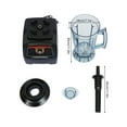 thumbnail image 3 of 2800W Professional and Powerful for Making Fruit Juices, Vegetable Juices, Milkshakes, Smoothies, 3 of 14