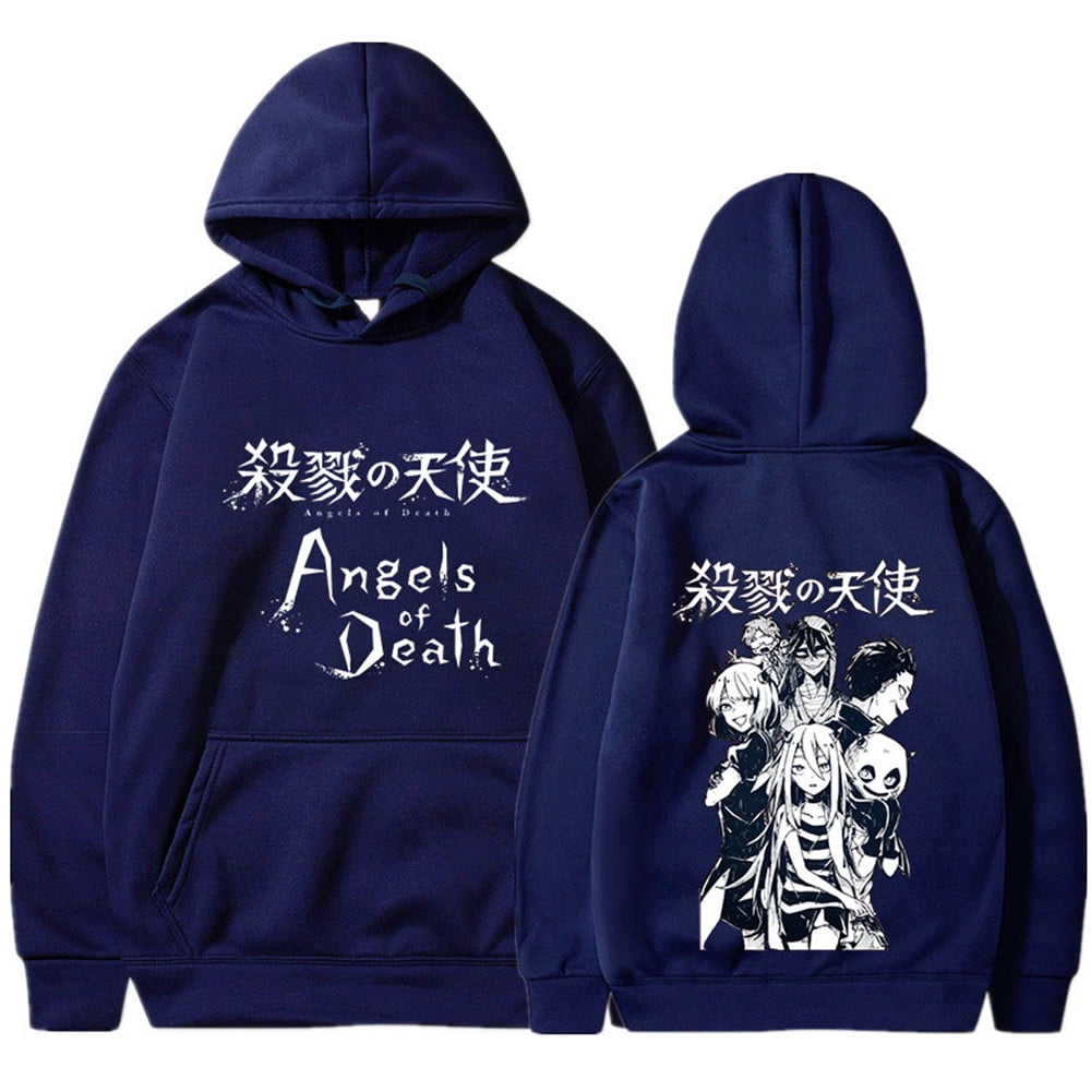 Angel of Death Hoodie Japanese Anime Sweatshirt Unisex Long Sleeve Cosplay  Pullover 