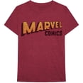 thumbnail image 1 of Marvel Comics T-Shirt en Coton pour Adulte à Logo Déformé, 1 of 1