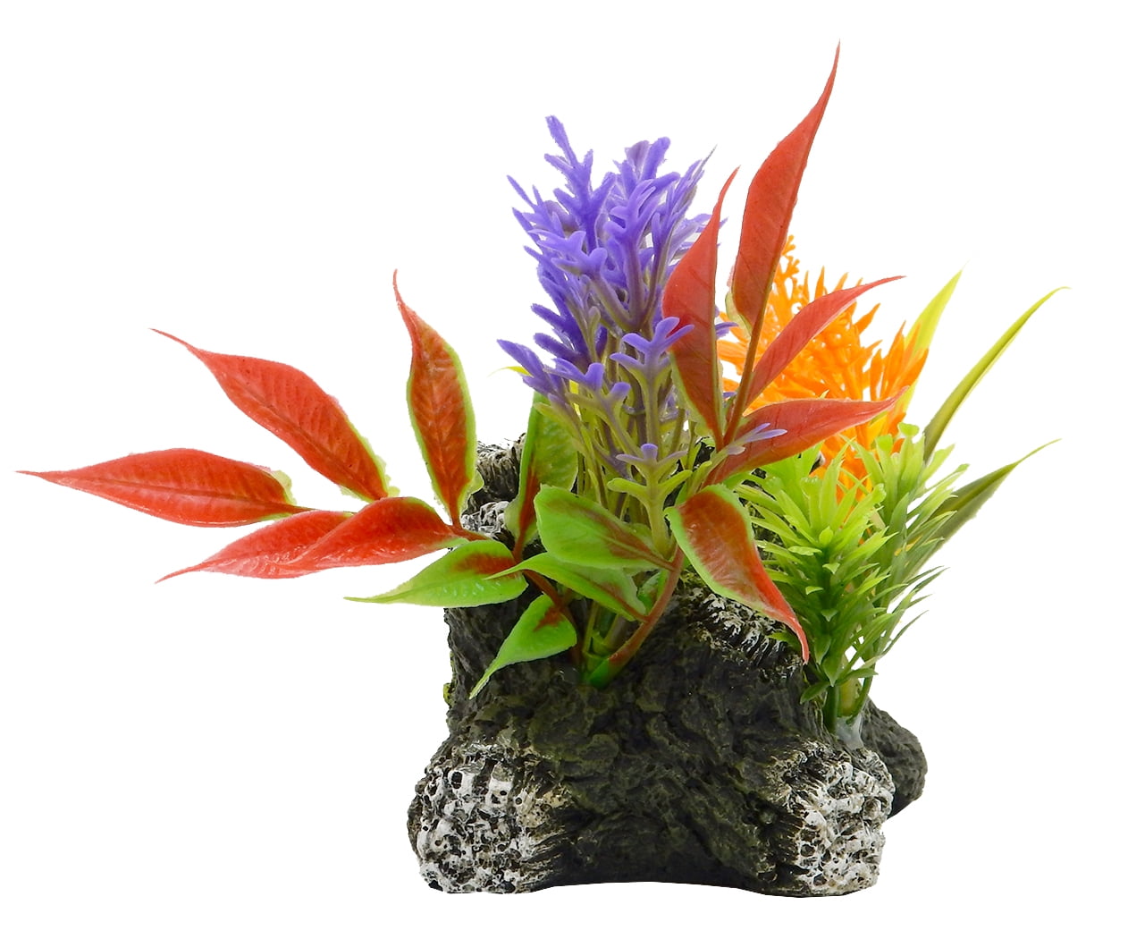 Aqua Culture Medium Wood-Look Aquarium Ornament, Multicolor