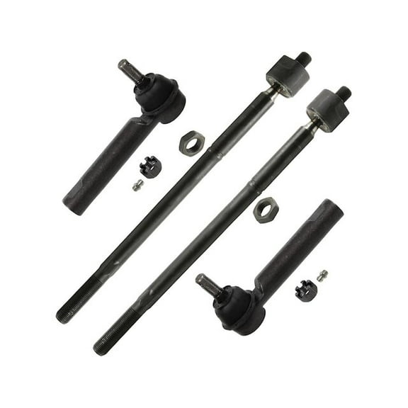 Front Tie Rod Set - Compatible with 2009 - 2019 Toyota Corolla Sedan 2010 2011 2012 2013 2014 2015 2016 2017 2018