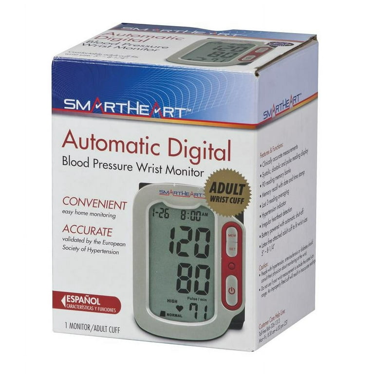 Smartheart Home Automatic Digital Blood Pressure Monitor - Adult Cuff