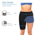 thumbnail image 2 of REAQER Thigh Support Brace Groin Compression Wrap Pulled Groin Sciatic Nerve Pain Hamstring Injury Rehab Fits Both Legs & Women, 2 of 6