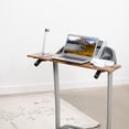 thumbnail image 6 of VIVO Universal Rustic Vintage Brown Laptop Treadmill Desk Attachment, Notebook Stand, 6 of 8