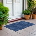 thumbnail image 6 of Addison Rugs Chantille Indoor/Outdoor Transitional Geometric Navy Washable Rectangle Rug, 1'8" x 2'6", 6 of 6
