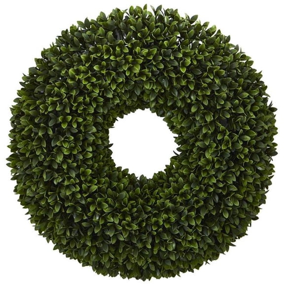 24 in. Boxwood Artificial Wreath