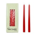 thumbnail image 1 of Zest Candle 12-Piece Taper Candles 10-Inch Ruby Red, 1 of 5