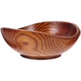 thumbnail image 2 of Wood Salad Bowl Wood Fruit Bowl Wood Fruit Bowl Decorative Snack Dish Home Supplies, 2 of 3